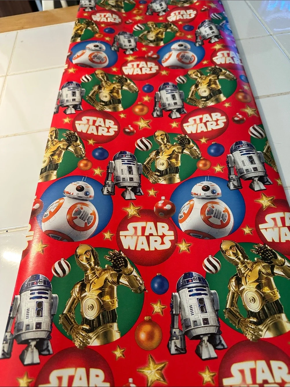 Star Wars Red, Gold & Blue Character Wrap